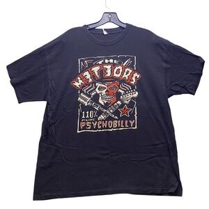 The‎ Meteors Shirt Mens Extra Large Psychobilly Skull Rockabilly Street Wear